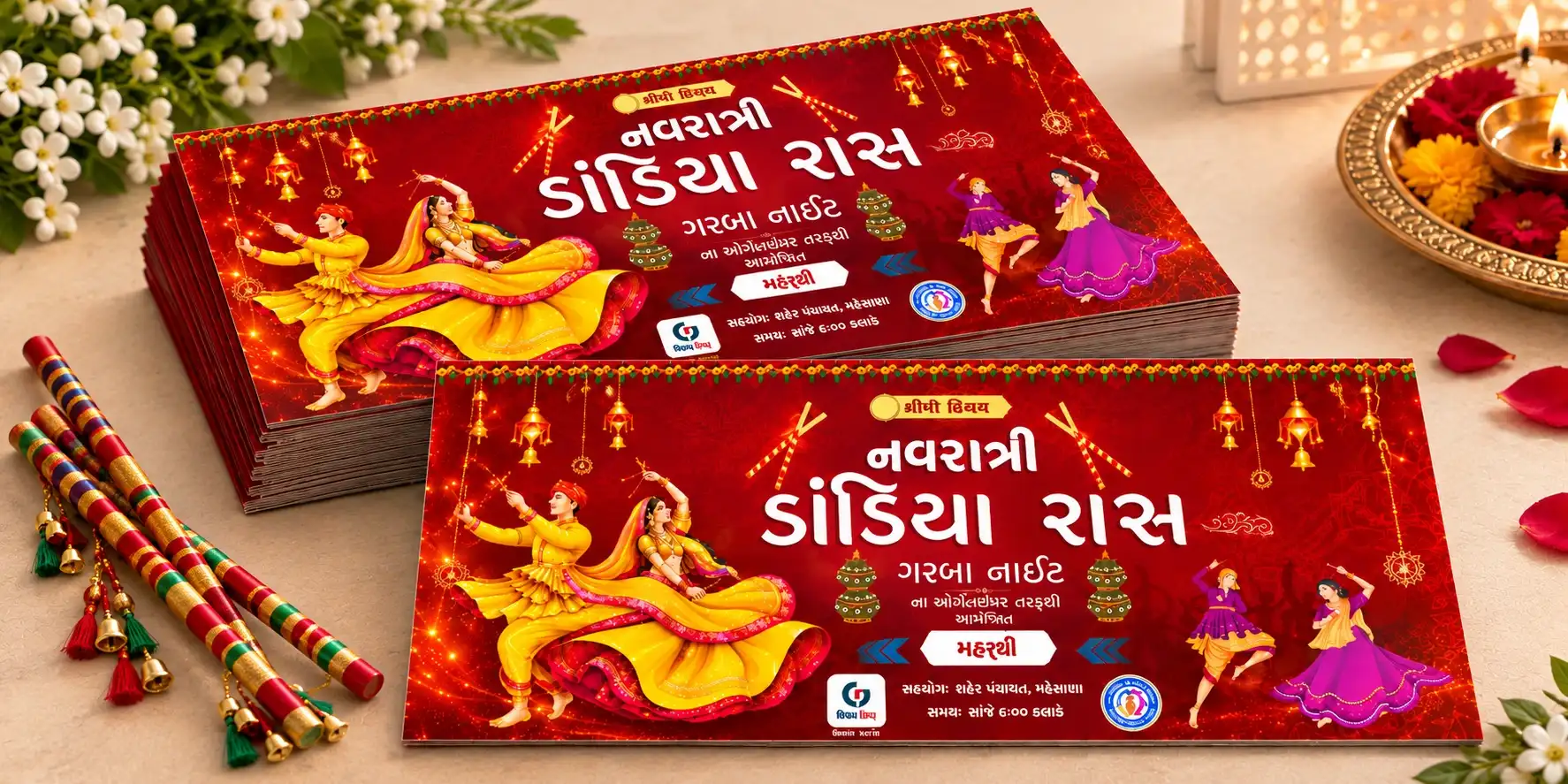 Navratri Pass Design Guide for Festive Event Tickets