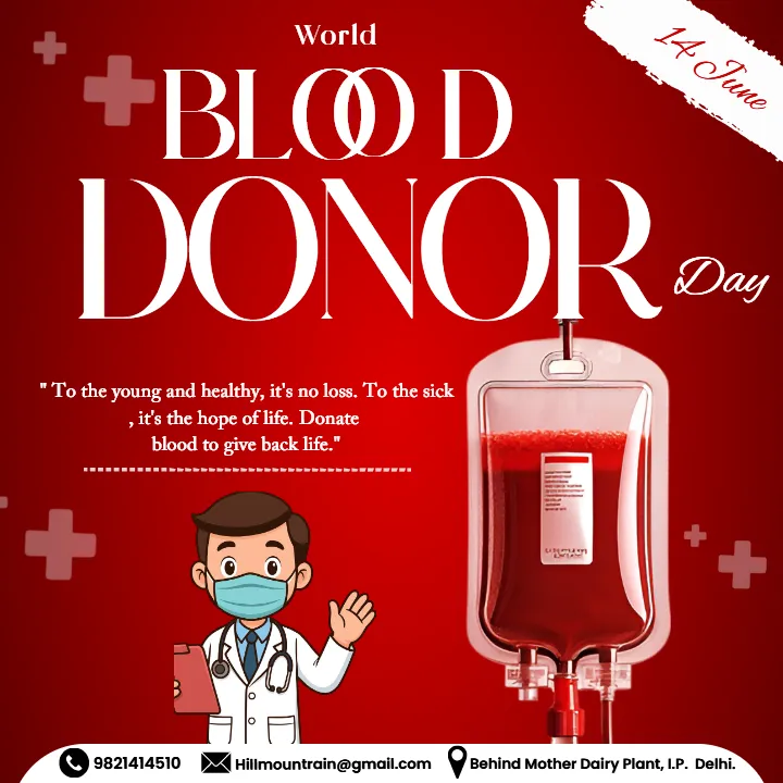 Custom World Blood Donor Day Branding Post to Share Everyone
