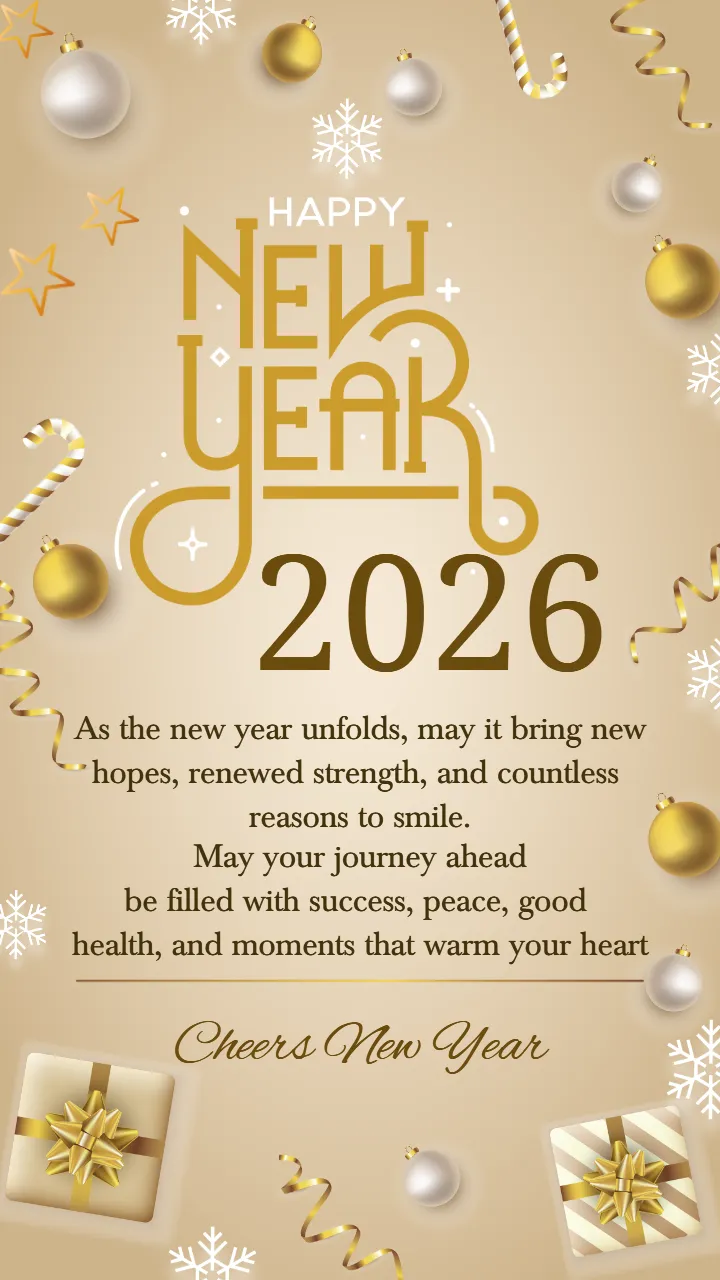 900 Full Screen Happy New Year 2026 Status Video Download