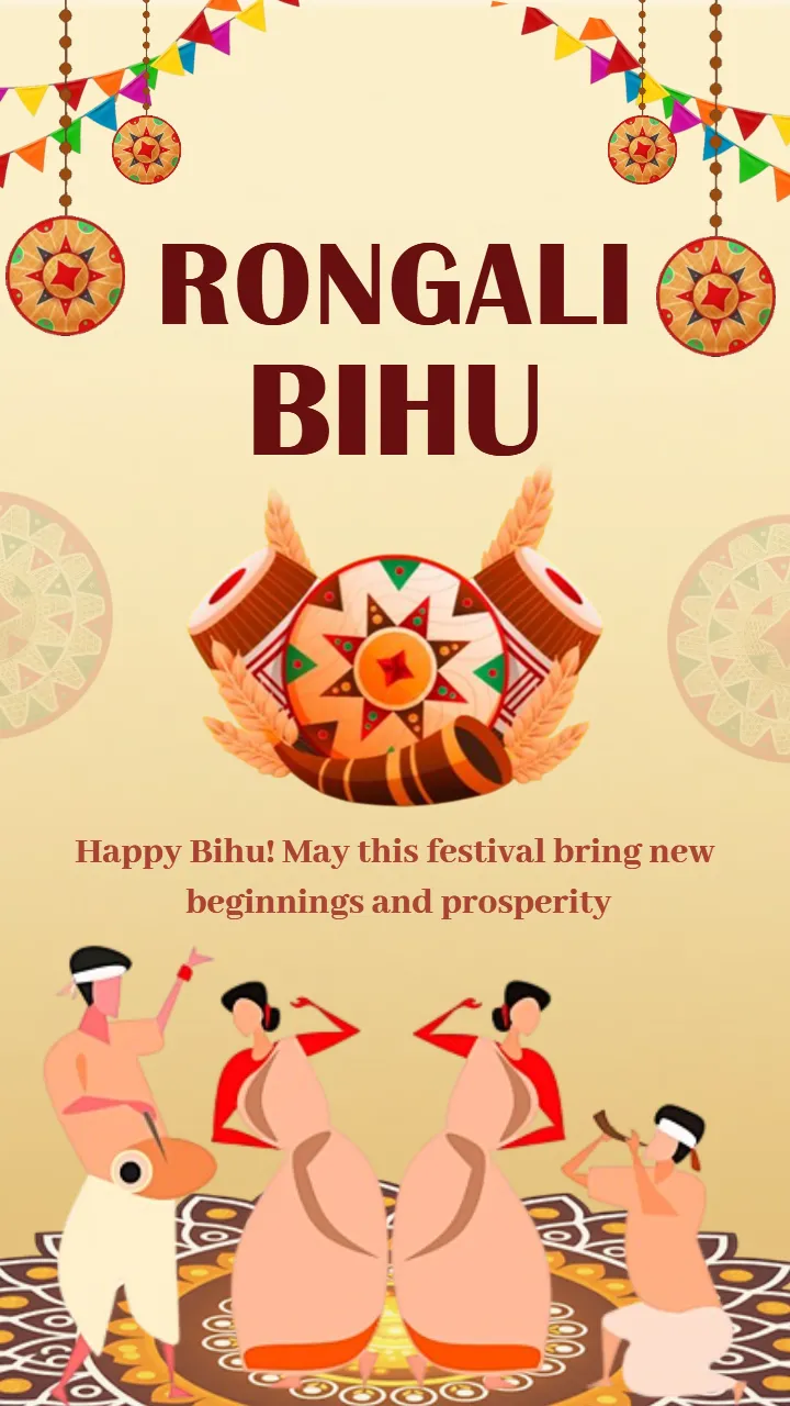 Bohag Bihu WhatsApp Images English for Wishes Sharing