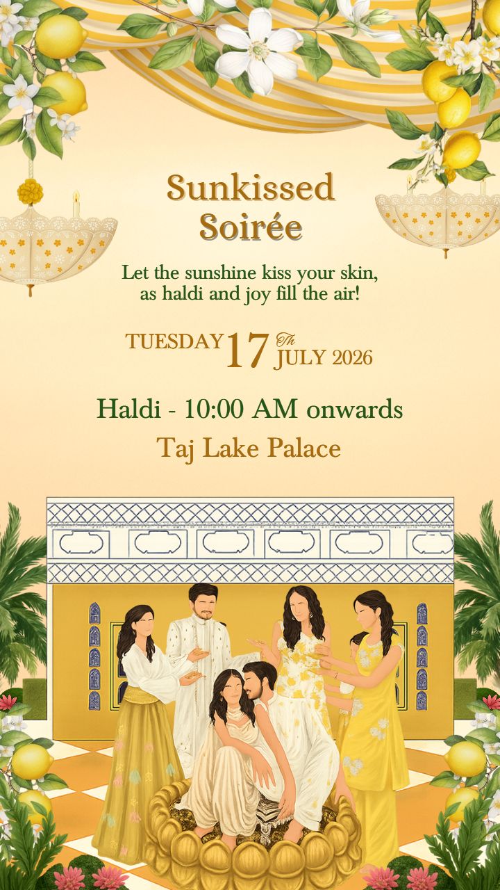 Wedding Invitation Video Templates in Radha Krishna Theme