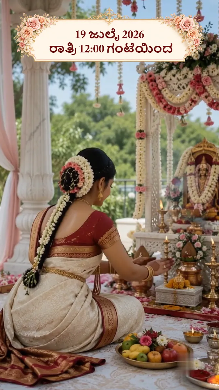 3D Kannada Wedding Invitation Video for Temple Wedding Theme