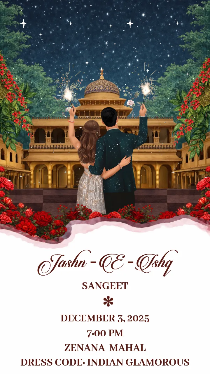 Premium Wedding Invitation Video Royal Rajwadi Look