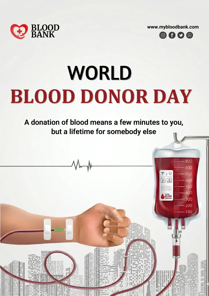 Latest World Blood Donation Flyer for Awareness Campaign