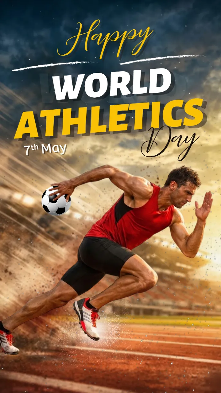 World Athletics Day HD Images for Posters and Sharing