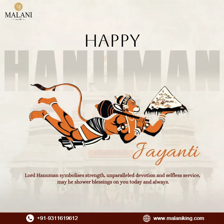 Hanuman Jayanti Branding Post English Design Templates