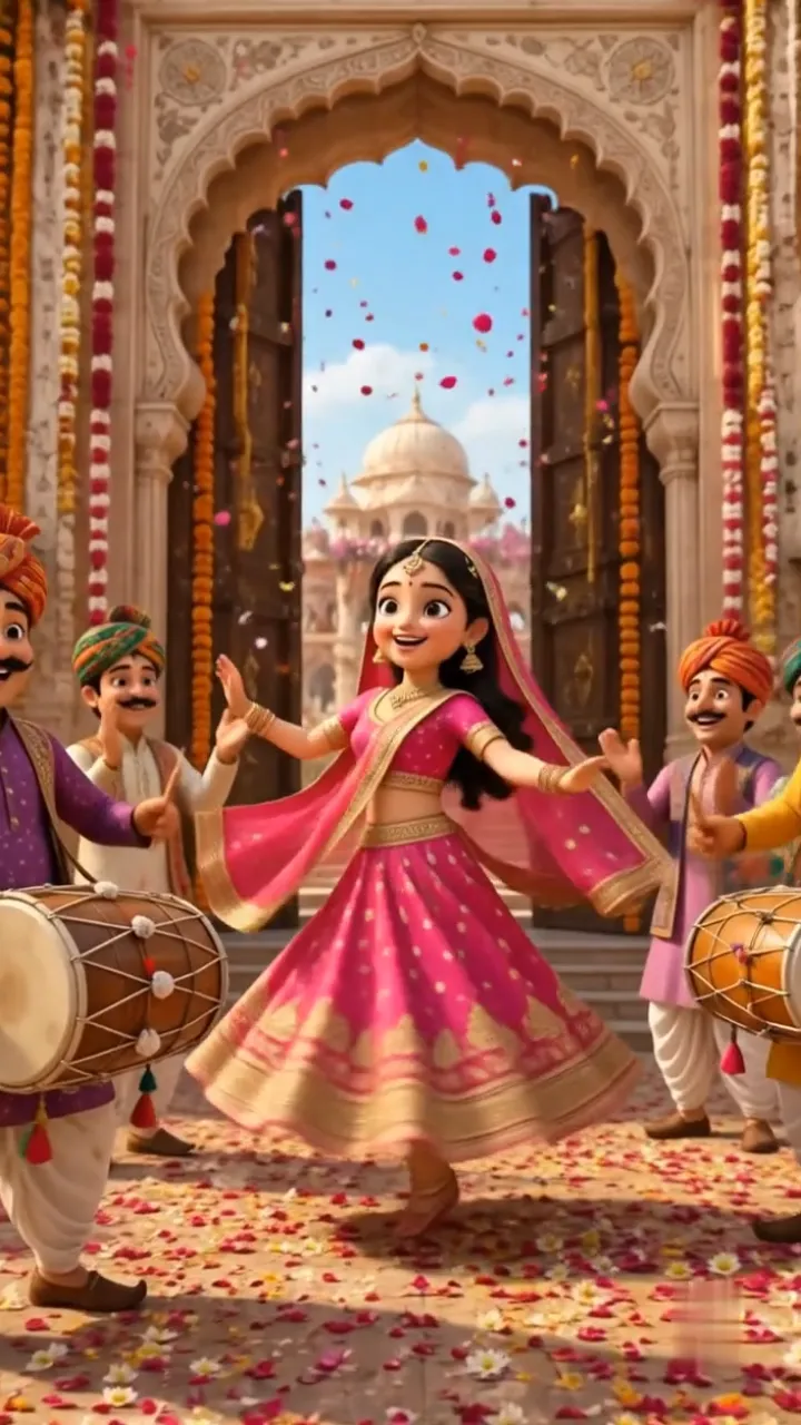 3d Indian Wedding Invitation Video with Royal Rajput Theme