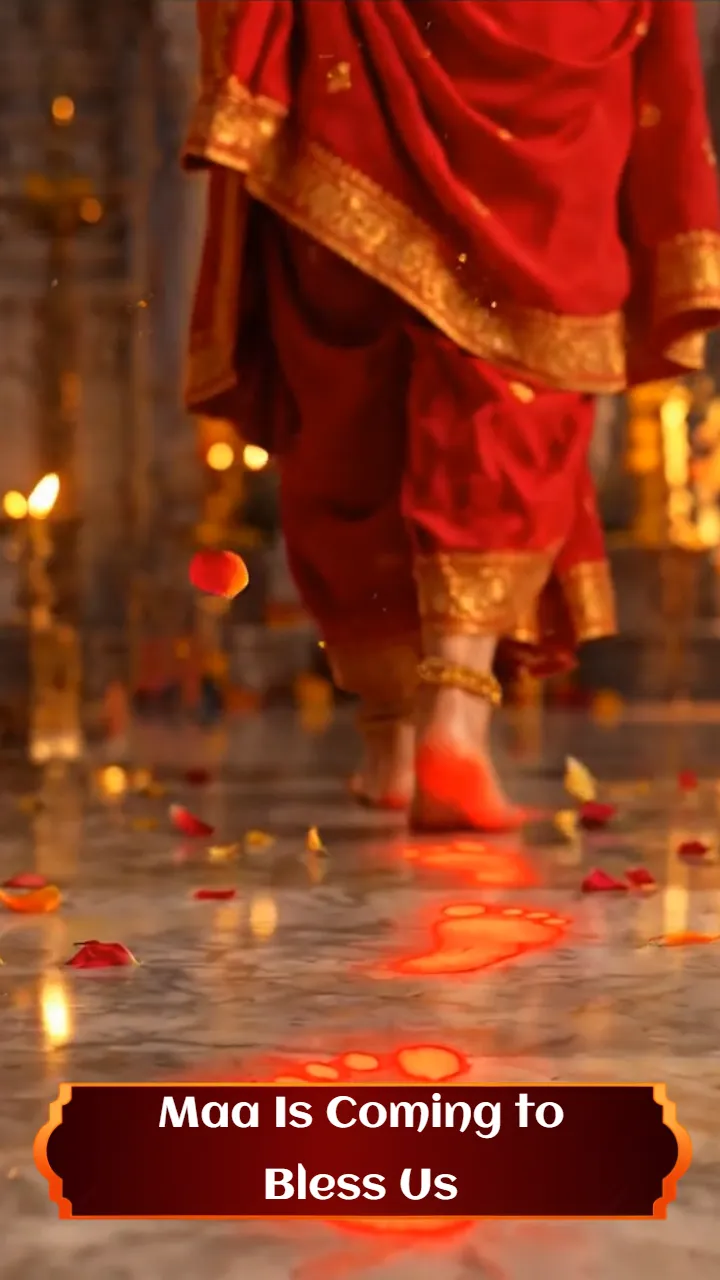 Navratri 3D Status Video for Maa Durga Devotional Wishes