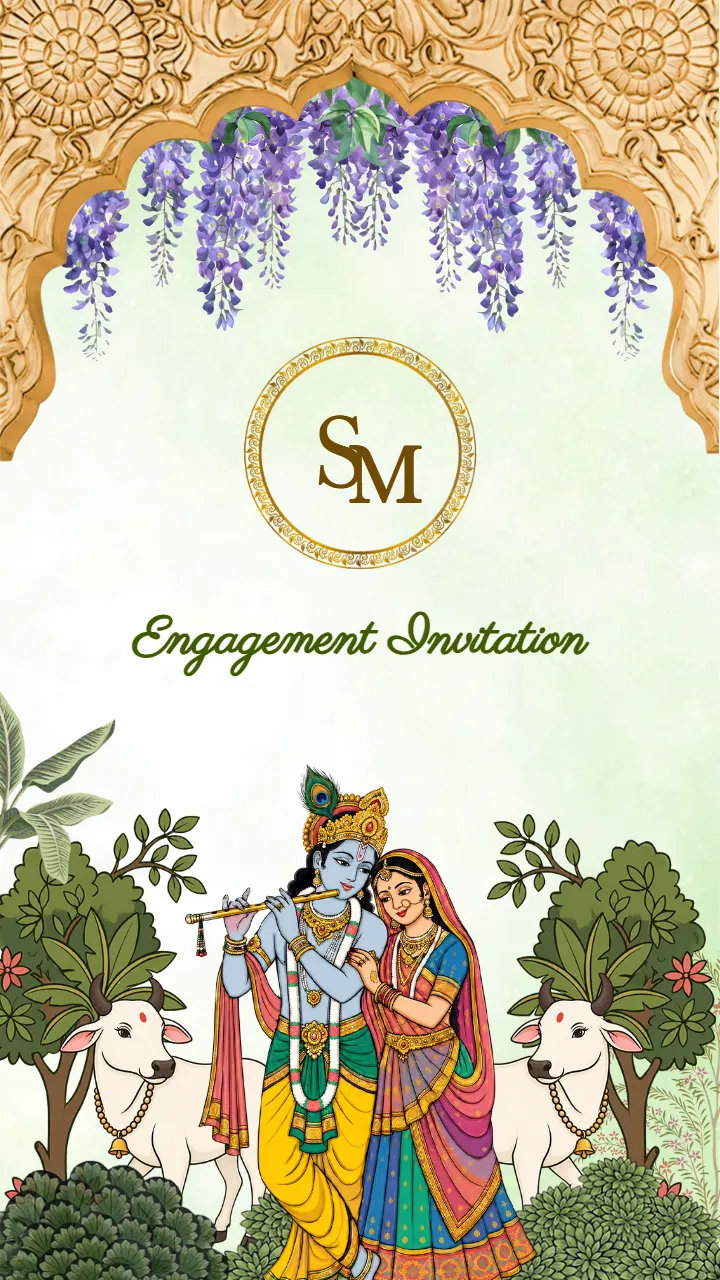 Engagement Ceremony Invitation Video in English
