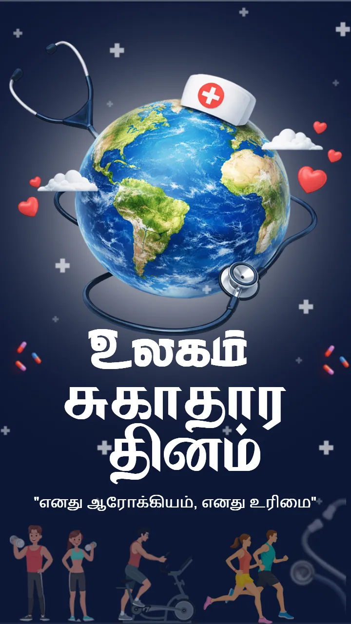Top Happy World Health Day Quotes in Tamil HD Download
