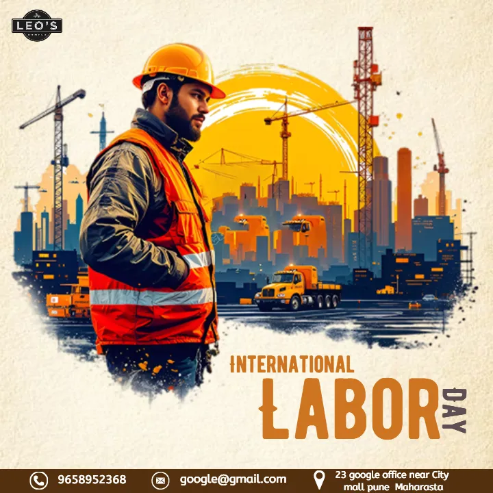 Easy International Labor Day Branding Post in English HD