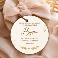 Baptism Thank You Tags for Special Guests