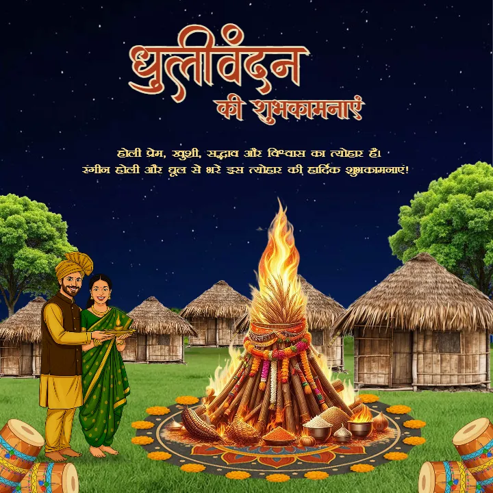 Special Dhulivandan Wishes in Hindi 2026 Free Download