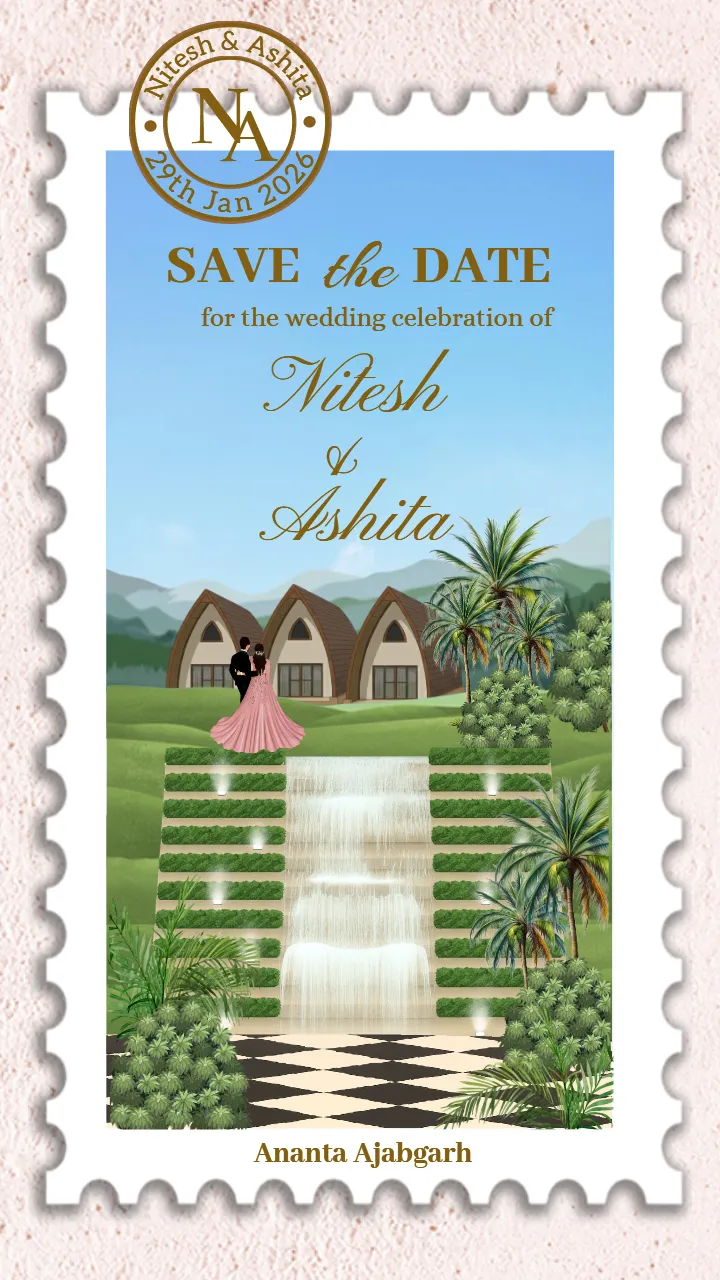 Modern Wedding Save the Date Video Templates Online