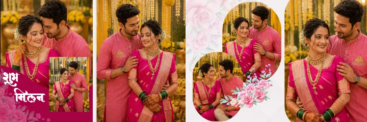 Marathi Wedding PSD Album Traditional Templates Online