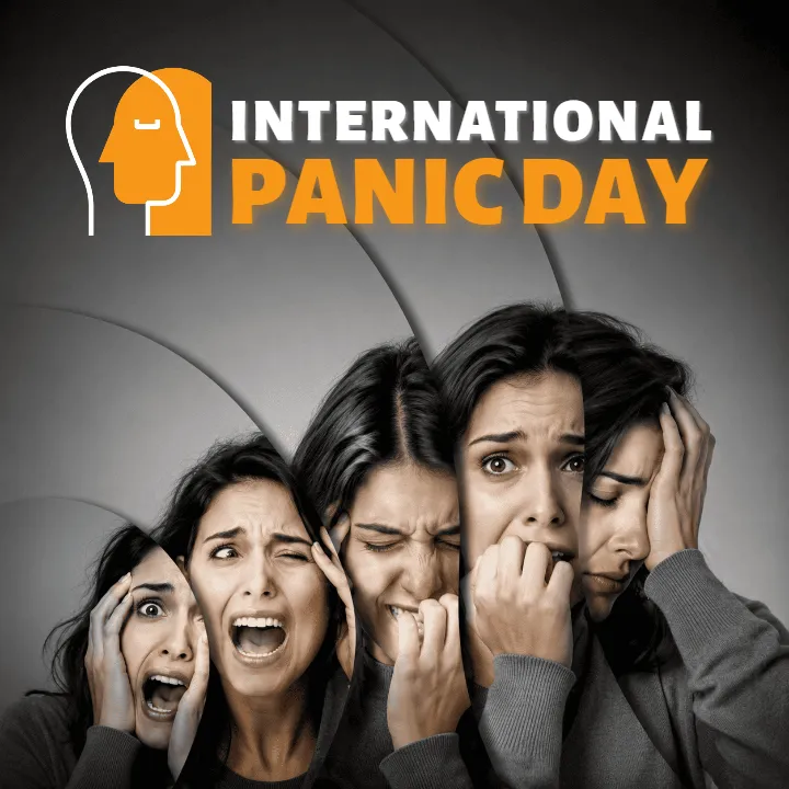 Emotional International Panic Day Photo for Online Campaigns