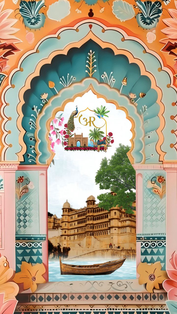 Luxury Palace Wedding Invitation Video Background