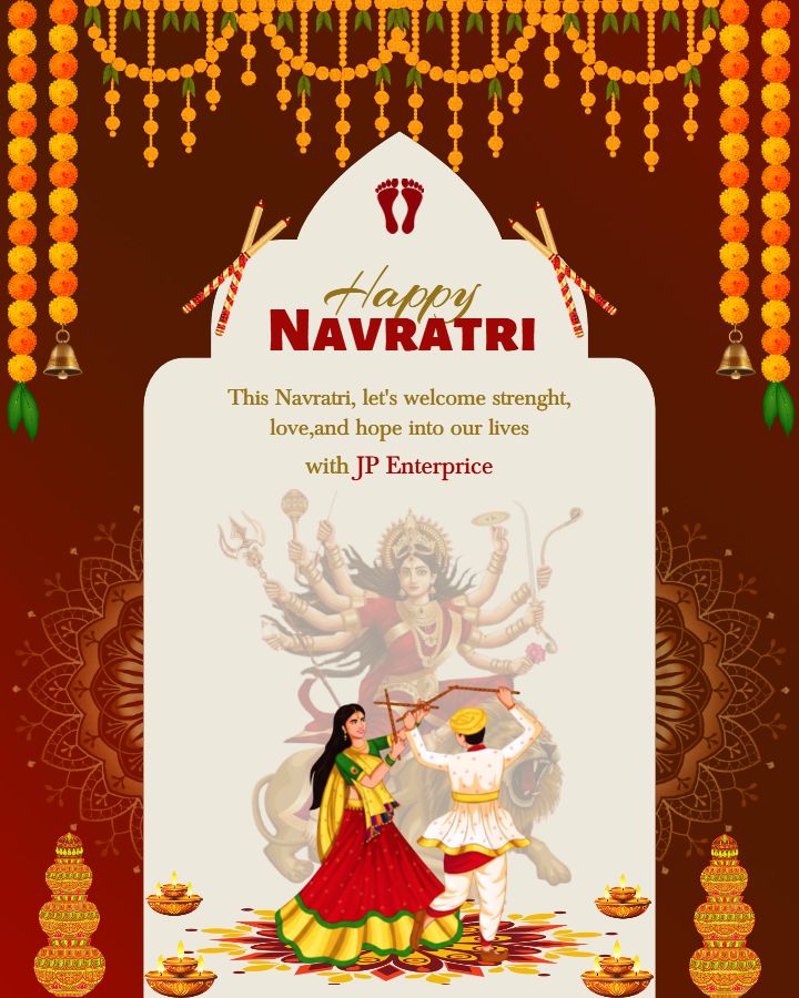Navratri Branding Post JP Enterprise for garba Celebration