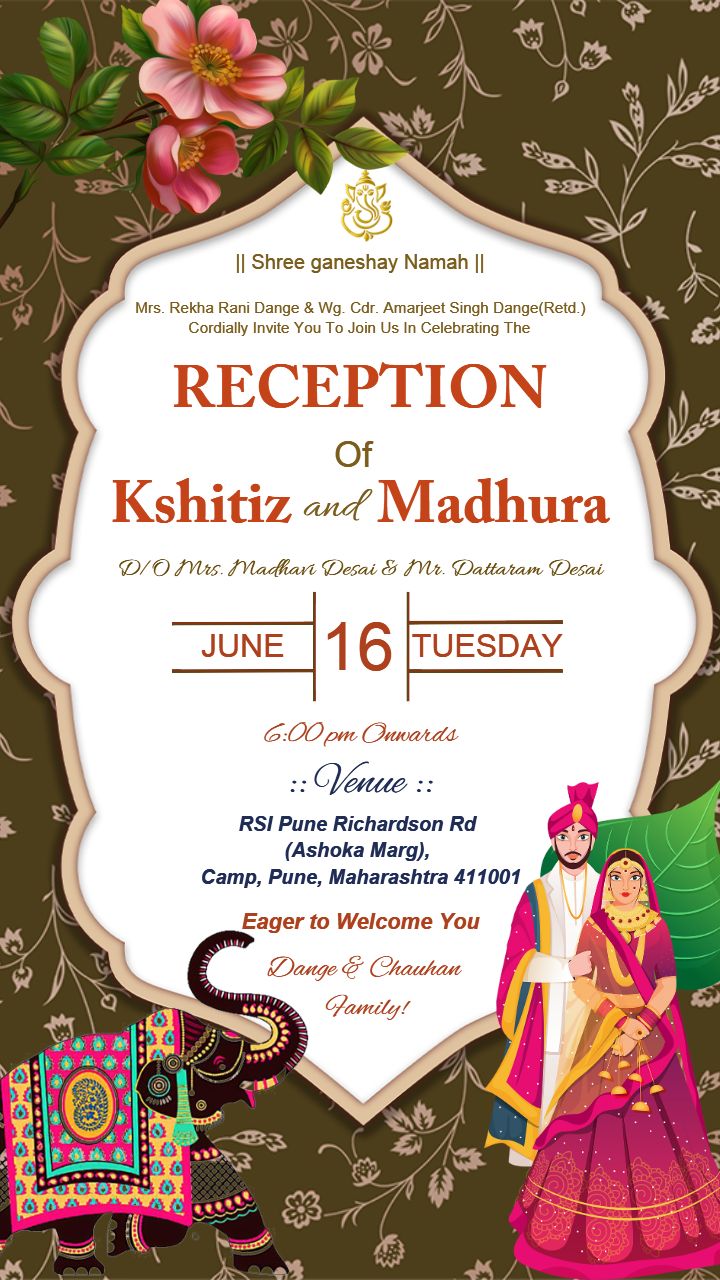 Devotional Style Wedding Invitation Video Template