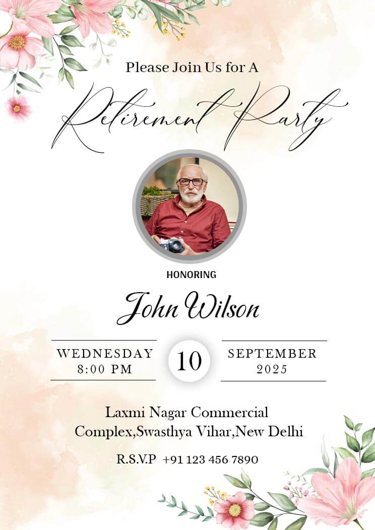 1k+ Create Free Digital Retirement Party Invitations Online
