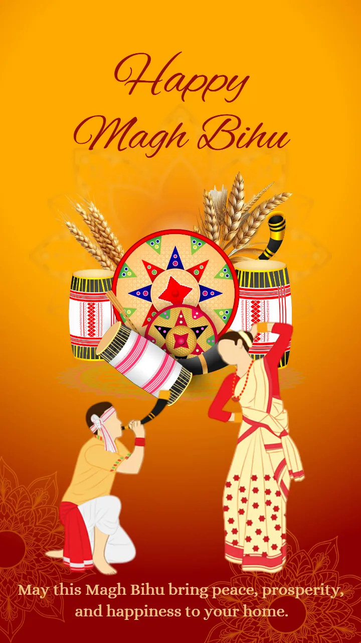 Magh Bihu Status Video Download Send Wishes in HD 2026
