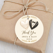 Free Editable Wedding Thank You Tags with Personalized Touch