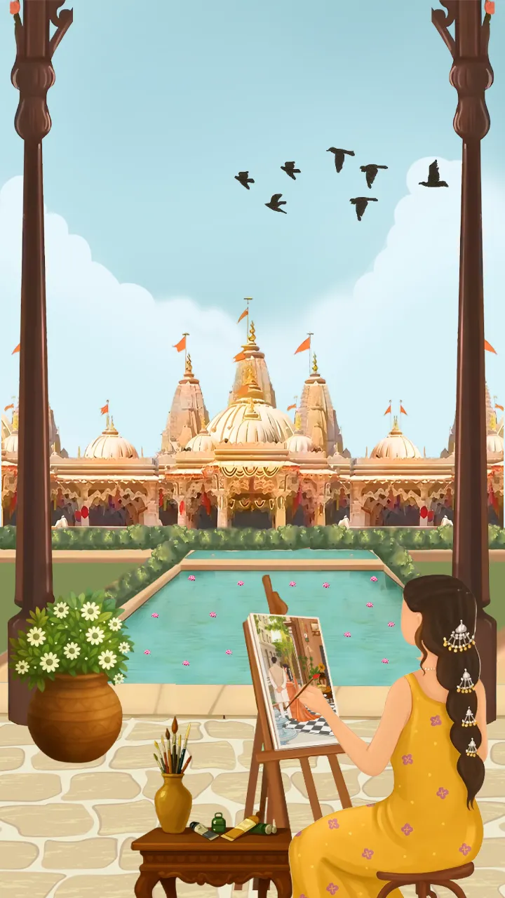 Engagement Invitation template With natural them