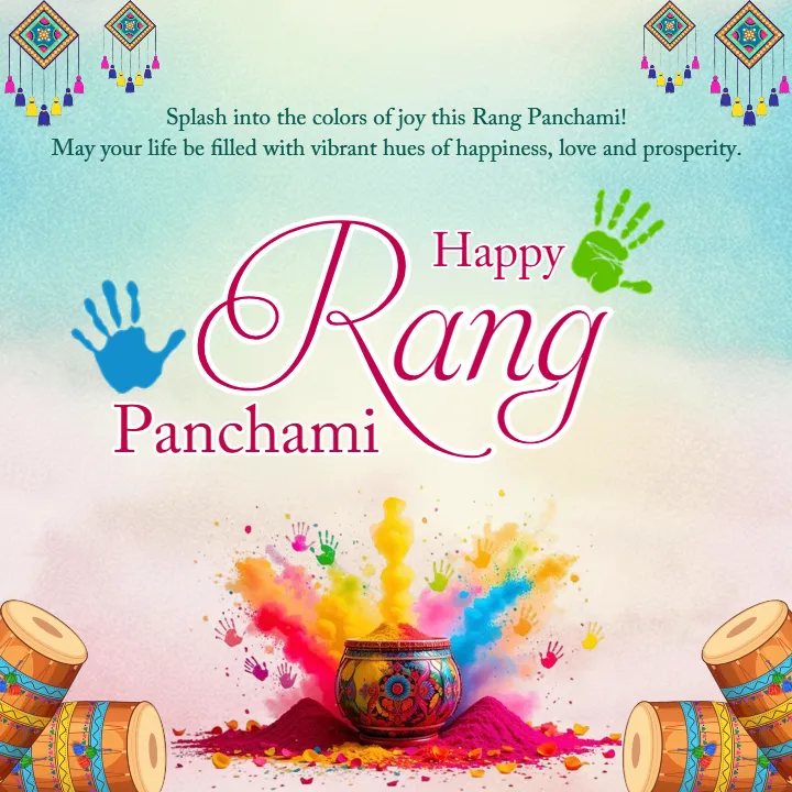 Happy Rang Panchami Greetings in English 2026 Free Download