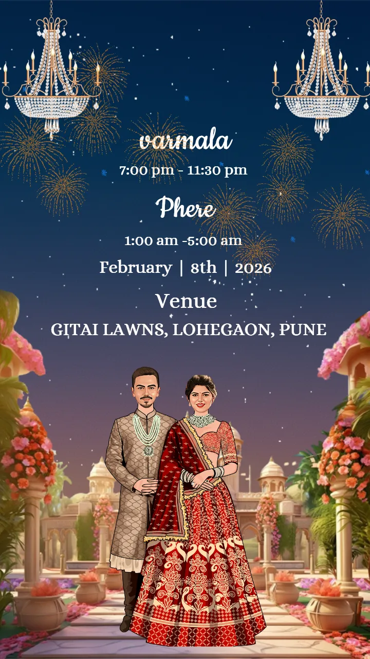 Wedding Invitation Video Multi Event Ceremony Design