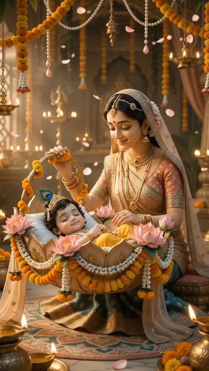 Janmashtami Invitation Video Templates for Krishna Events