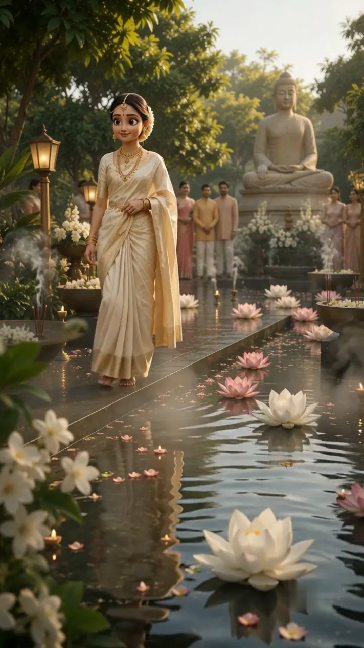 3D Buddhist Wedding Invitation Video for Sacred Weddings