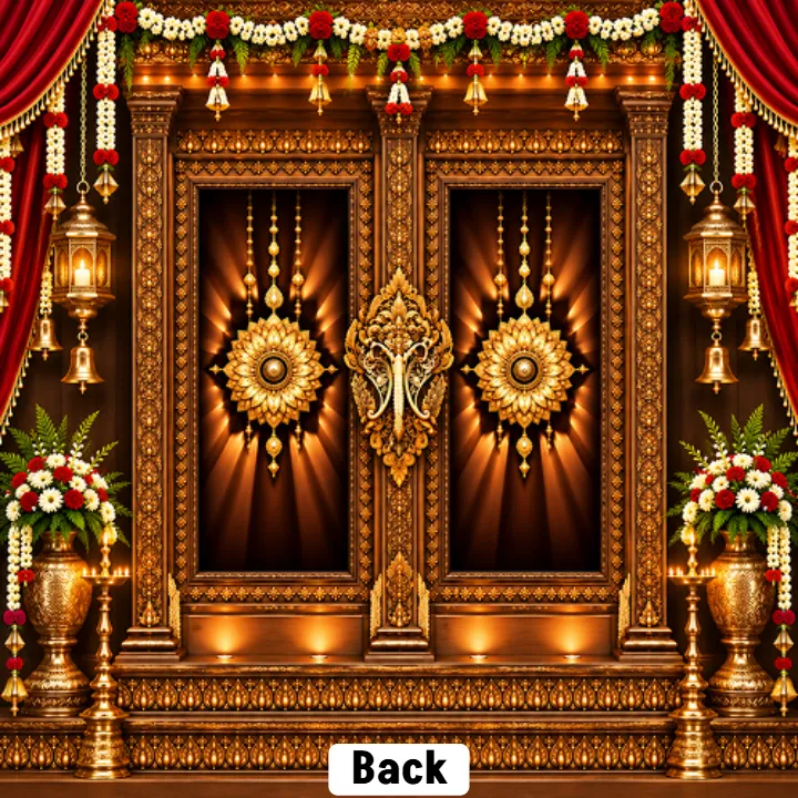 Ganpati 3D Mandap Designs and Decoration Online Ideas