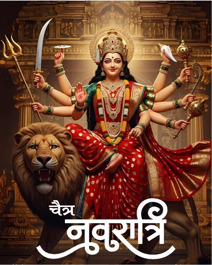 Latest Happy Chaitra Navratri Image in English For Whatsapp