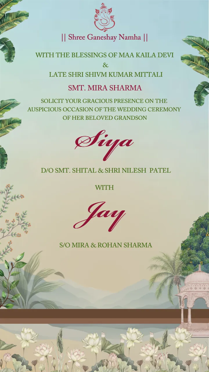 Wedding Invitation Video Luxury Royal Wedding Invite