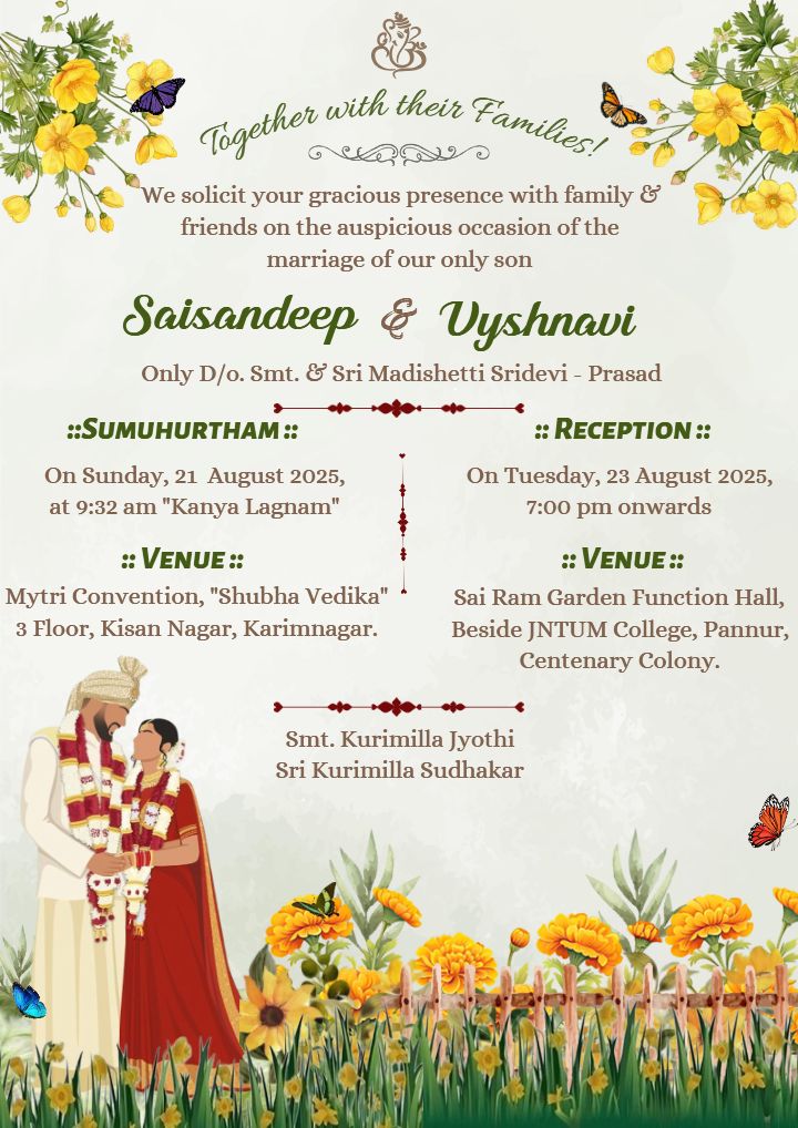 Beautiful Wedding Invitation Filled with Pure Elegance