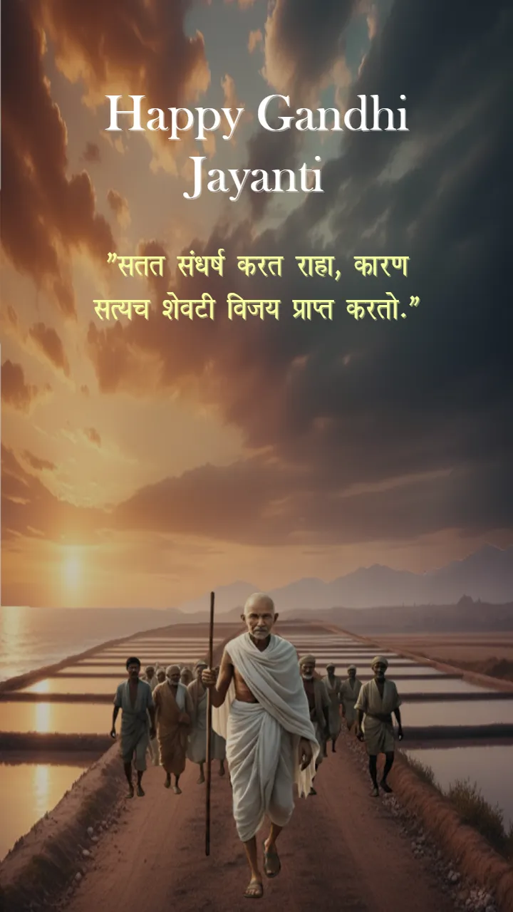 Mahatma Gandhi Jayanti Video Celebrate with Status
