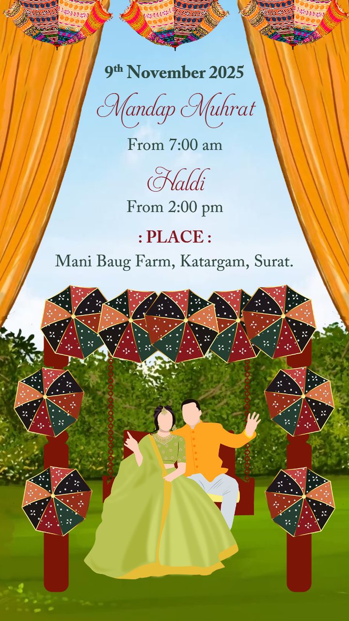 Palace Theme Wedding Invitation Card Ideas for Couples