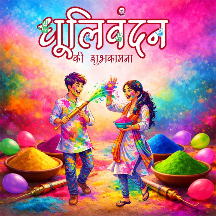 Dhulivandan Wishes in Hindi 2026 Free HD Messages