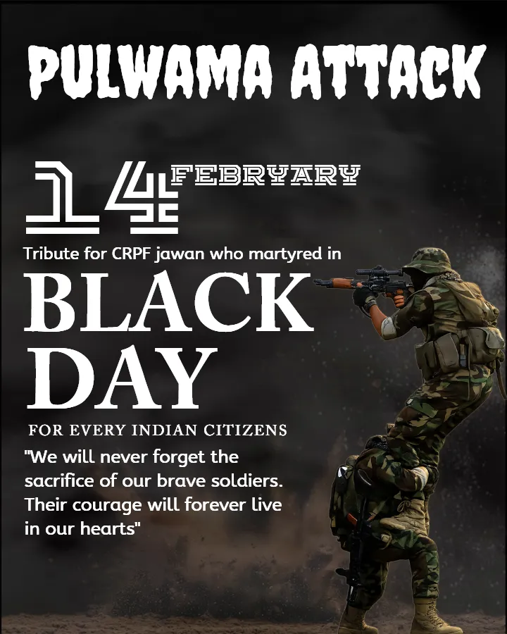 Latest Pulwama Attack Black Day Quotes in English 2026