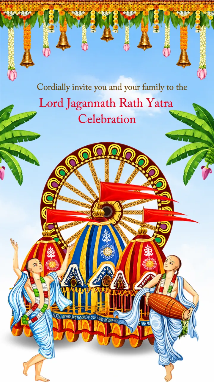 Jagannath Rath Yatra Invitation Video Beautiful Creative