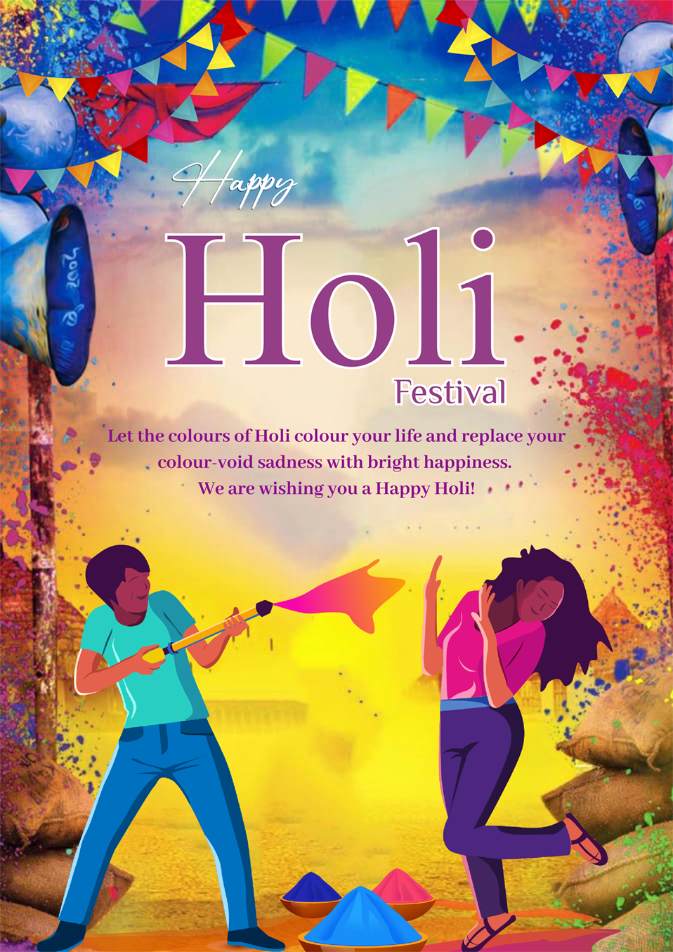 New Poster for Holi Celebration