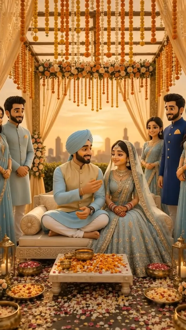 3D Punjabi Wedding Invitation Video with Royal Sikh Designs