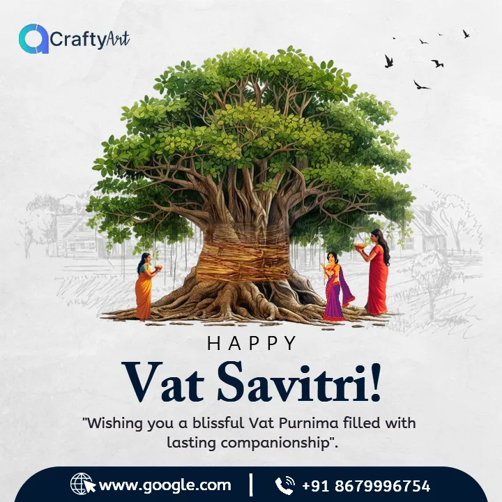 Vat Savitri Branding Post Design for Festival Promotion