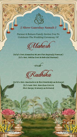 Elegant Wedding Invitation Template For Your Perfect Day