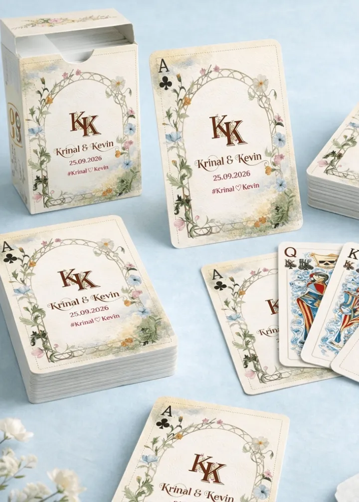 Unique Playing Cards for Wedding Favors for Special Day