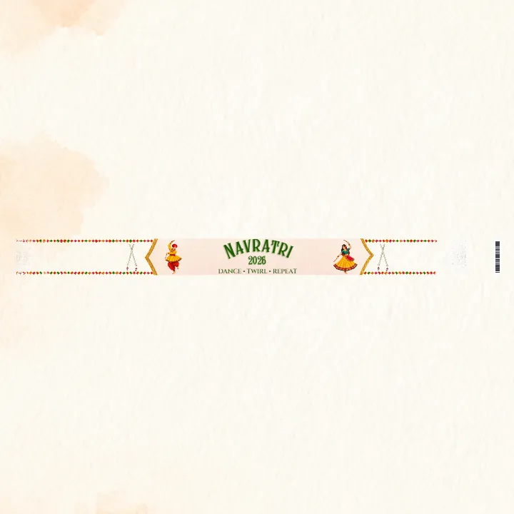 Navratri Hand Band Design for Vibrant Dandiya Nights