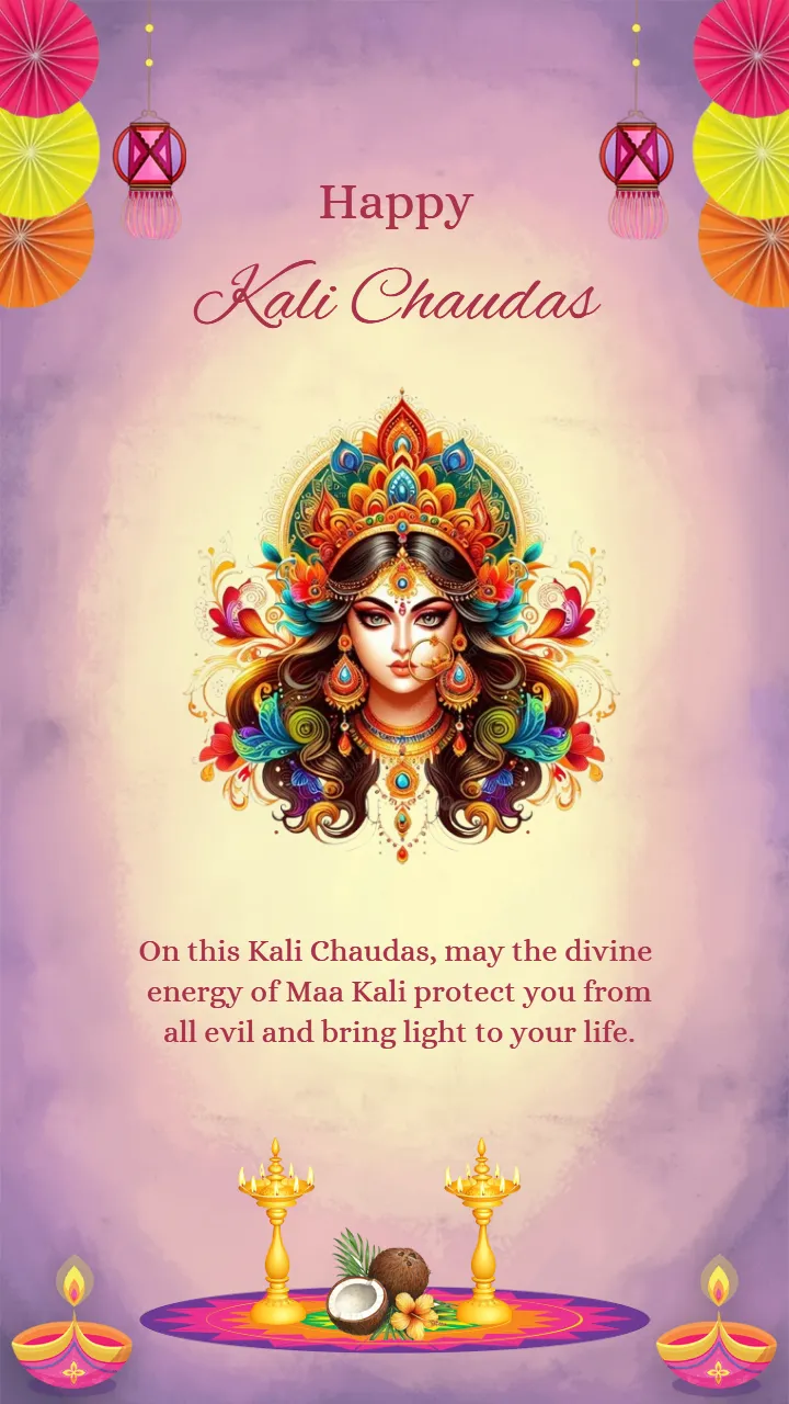 Kali Chaudas Status Video for Festival Celebration