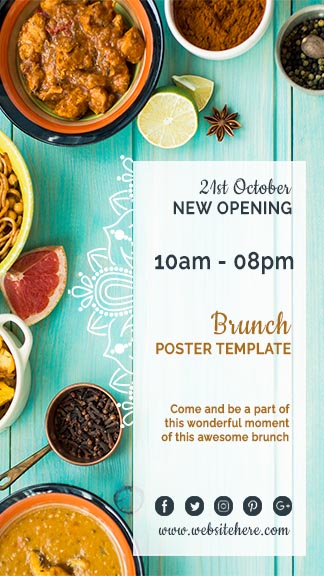 Brunch Poster Template Download