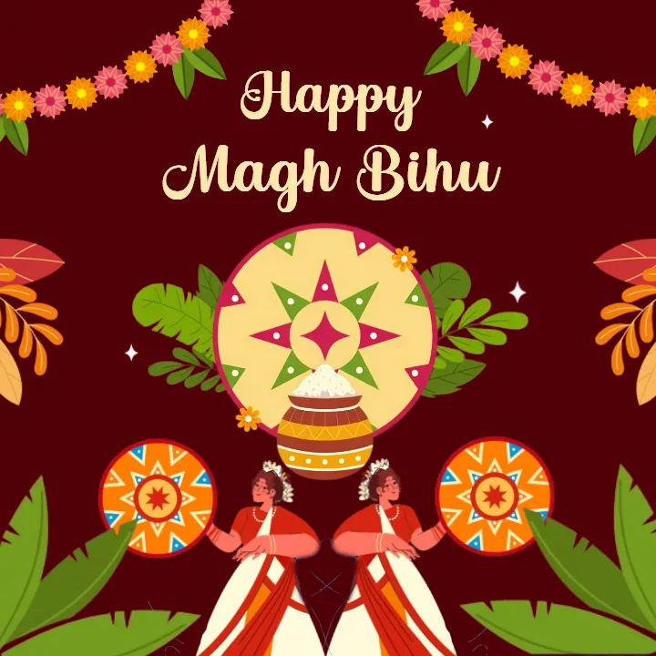 Download Happy Magh Bihu Image English for 2026 Celebration