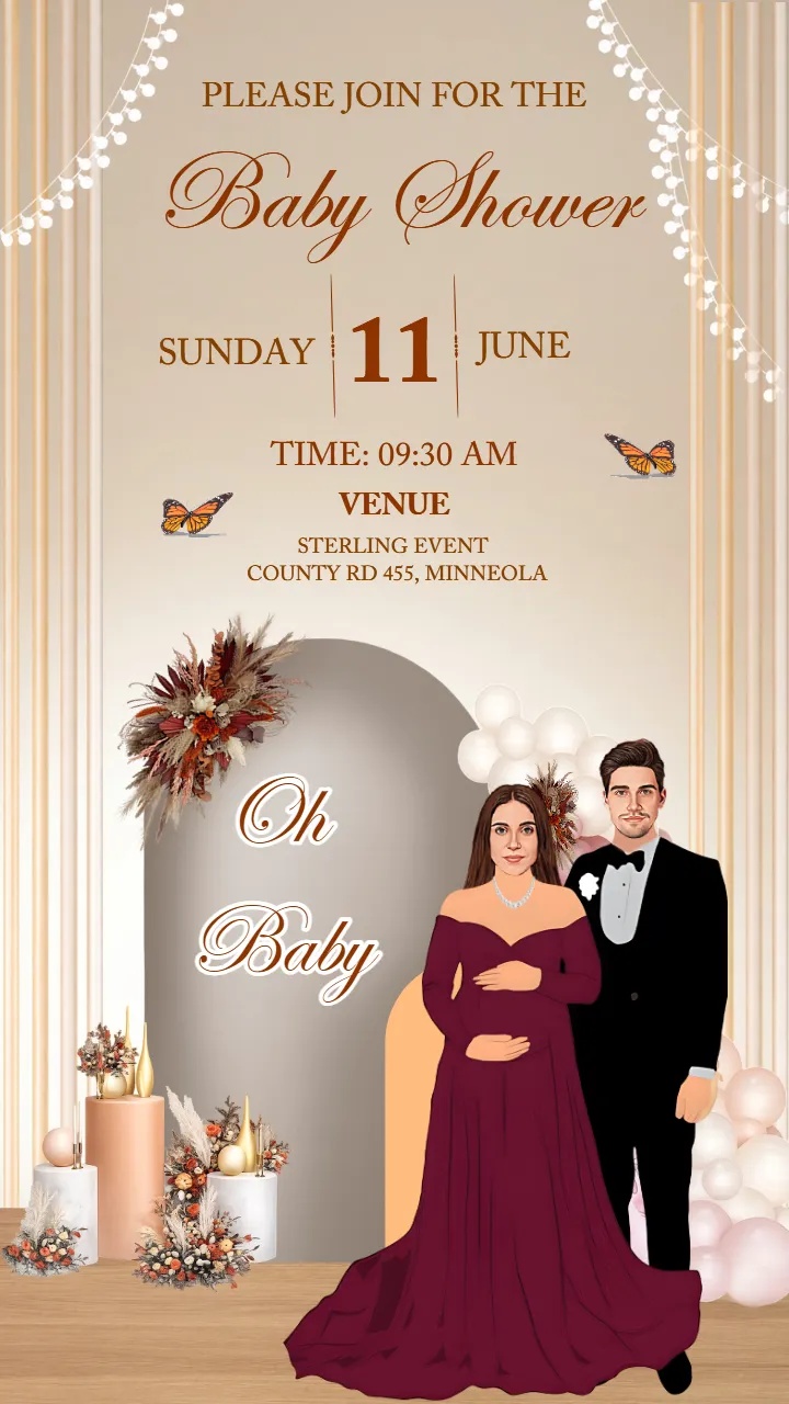 Baby Shower Invitation Video Template for Special Events